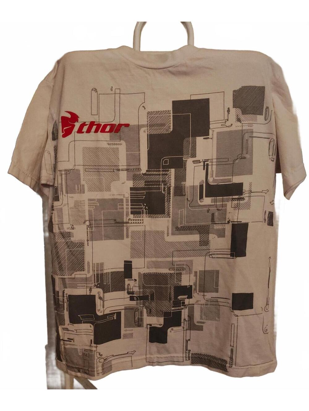 Thor mX motor cross geometric t-shirt - size M men's
